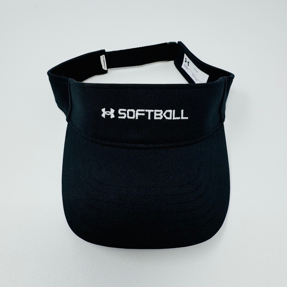 Under Armour Performance‎ Softball Visor Hat Black Adjustable OSFA